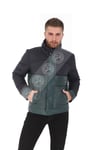 Erkek Gerçek Deri Kışlık Spor Şişme Mont FA3 K-1600 - 20062 Yeşil  FA3