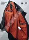 Men's Genuine Leather Classic Coat Hooded Black MU-1234-19199