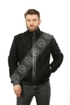 Erkek Gerçek Deri Klasik Luxury Mont Beli Lastikli Komple Swacara Piton Siyah KLJ-1022-18481