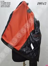 Men's Genuine Leather Classic Coat Python Black K-1389-19541
