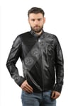 Erkek Gerçek Deri Klasik Mont Siyah K-347-15025