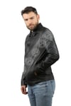 Erkek Gerçek Deri Klasik Mont Siyah K-759-18117