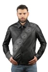 Erkek Gerçek Deri Klasik Mont Siyah K-759-18117
