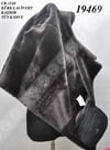 Men's Genuine Leather Fur Coat Winter Sports Coat With Hood Navy Blue CK-1140-19469