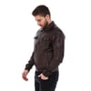 Erkek Gerçek Deri Spor Beli Lastikli Mont Kahve K-1113-18772 FA5