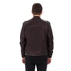 Erkek Gerçek Deri Spor Beli Lastikli Mont Kahve K-1113-18772 FA5