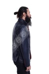 Erkek Gerçek Deri Spor Blazer Slim Fit Lacivet Bordo BLZ-339-15360