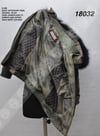 Men's Genuine Leather Sports Jacket Camouflage Leather Green K-295-18006