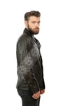 Erkek Gerçek Deri Spor Luxury Blazer Devekuşu Kahve K-1130-18851