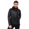 Erkek Gerçek Deri Spor Luxury Kroko Ceket Siyah K-990-18479 FA5