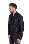Erkek Gerçek Deri Spor Luxury Mont  Siyah K-258-19109 FA1