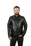 Erkek Gerçek Deri Spor Luxury Mont  Siyah K-740-18160 FA1