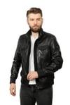 Erkek Gerçek Deri Spor Luxury Mont  Süet Beli Lastikli Siyah K-1360-19420 FA1