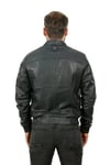 Erkek Gerçek Deri Spor Luxury Mont Beli Lastikli  Lacivert K-909-19307 FA1