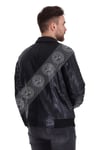 Erkek Gerçek Deri Spor Luxury Mont Beli Lastikli  Kopmle Piton Siyah  K-873-19387