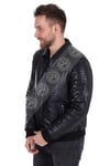 Erkek Gerçek Deri Spor Luxury Mont Beli Lastikli  Kopmle Piton Siyah  K-873-19387