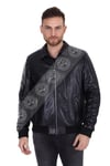 Erkek Gerçek Deri Spor Luxury Mont Beli Lastikli  Kopmle Piton Siyah  K-873-19387