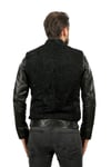 Erkek Gerçek Deri Spor Luxury Mont Çıkma Kol Swakara   Siyah K-1024-19449 FA1