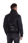 Erkek Gerçek Deri Spor Luxury Mont Kışlık Su Geçirmez Siyah EK-1412-19528 FA1