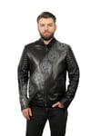 Erkek Gerçek Deri Spor Luxury Mont Kroko Siyah K-740-18160