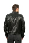 Erkek Gerçek Deri Spor Luxury Mont lu Siyah ER-330-19466 FA1