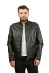 Erkek Gerçek Deri Spor Luxury Mont lu Kahverengi K-1129-19113 FA1