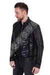 Erkek Gerçek Deri Spor Luxury Mont Piton Siyah YK-1416-19539