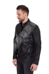Erkek Gerçek Deri Spor Luxury Mont Piton Siyah YK-1417-19582
