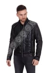 Erkek Gerçek Deri Spor Luxury Mont Piton Siyah YK-1416-19539