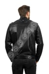 Erkek Gerçek Deri Spor Luxury Mont Piton Siyah K-1237-19129