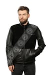Erkek Gerçek Deri Spor Luxury Mont Piton Süet Siyah K-1359-19418
