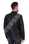 Erkek Gerçek Deri Spor Luxury Mont Piton Siyah YK-1416-19538
