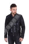Erkek Gerçek Deri Spor Luxury Mont Piton Siyah YK-1416-19538