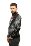 Erkek Gerçek Deri Spor Luxury Mont Piton Süet  Siyah K-1388-19488