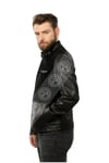 Erkek Gerçek Deri Spor Luxury Mont Piton Süet Siyah K-1359-19418