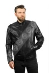 Erkek Gerçek Deri Spor Luxury Mont Piton Siyah K-1237-19129