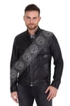Erkek Gerçek Deri Spor Luxury Mont Piton Siyah YK-1417-19582