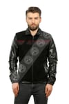 Erkek Gerçek Deri Spor Luxury Mont Piton Süet Beli Lastikli Siyah K-1389-19486