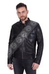 Erkek Gerçek Deri Spor Luxury Mont Piton Siyah YK-1382-19540