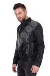 Erkek Gerçek Deri Spor Luxury Mont Piton Siyah YK-1416-19538