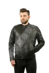 Erkek Gerçek Deri Spor Mont  Neda Siyah K-1158-18960