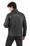 Erkek spor deri mont fermuarlı.Code:24391