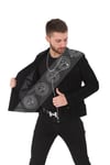 Erkek Süet Spor Biker Ceket FA3 K-773 - 17762 Siyah FA3