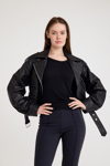 Fit Biker Kısa Bayan Deri Ceket – VB-17-BK-2426-23219