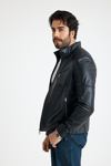 Fit Kısa Erkek Deri Ceket – E1-K-740