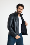Fit Kısa Erkek Deri Ceket – E1-K-740