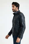 Fit Kısa Erkek Deri Ceket – E1-K-740