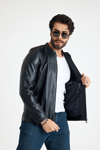Fit Kısa Erkek Deri Ceket – E2-K-347-19876