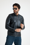 Fit Kısa Erkek Deri Ceket – E2-K-347-19876