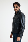 Fit Kısa Erkek Deri Ceket – E3-K-2539-23419